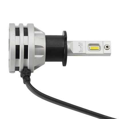 Kit Lampada LED Faro Bi-luce H3 12V 24W 6500K Raffreddata Ventola Per HELLA