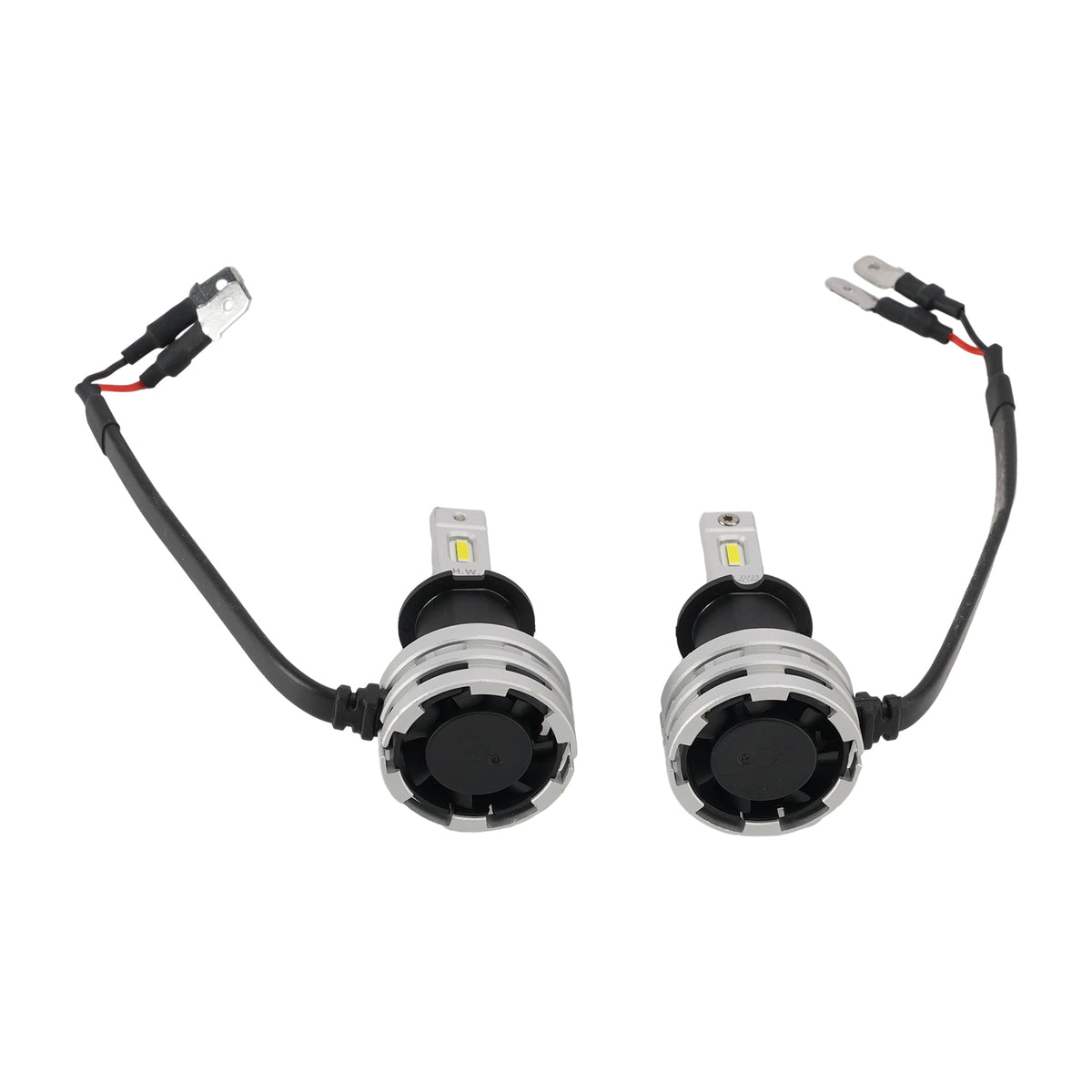 Kit Lampada LED Faro Bi-luce H3 12V 24W 6500K Raffreddata Ventola Per HELLA