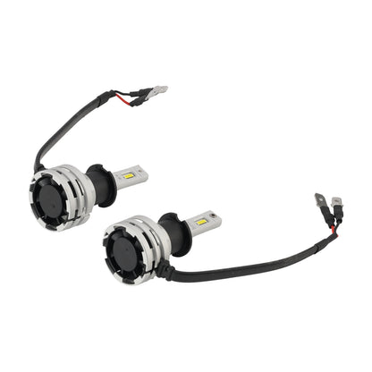 Kit Lampada LED Faro Bi-luce H3 12V 24W 6500K Raffreddata Ventola Per HELLA