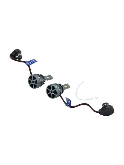 Kit Lampada LED Faro Abbagliante Anabbagliante D2S 12V 35W 6500K Per HELLA