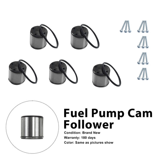 5PCS Fuel Pump Cam Follower Tappet Seal + O-Ring Per Audi TT 2.0 Per Seat