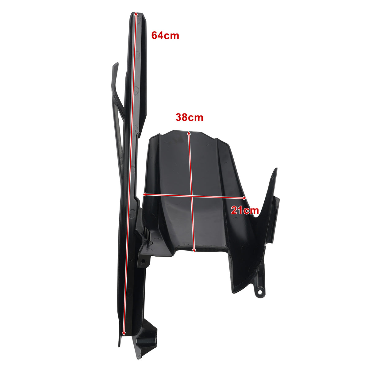 Parafango posteriore per BMW S1000RR 2019-2026 Black