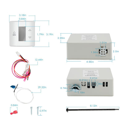 3316410.700 Termostato Climatizzatore Monozona Camper Con Kit Di Controllo