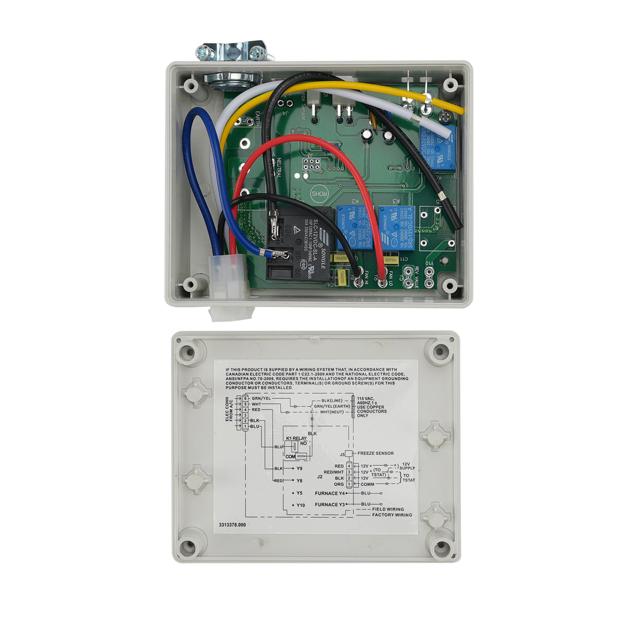 3316410.700 Termostato Climatizzatore Monozona Camper Con Kit Di Controllo