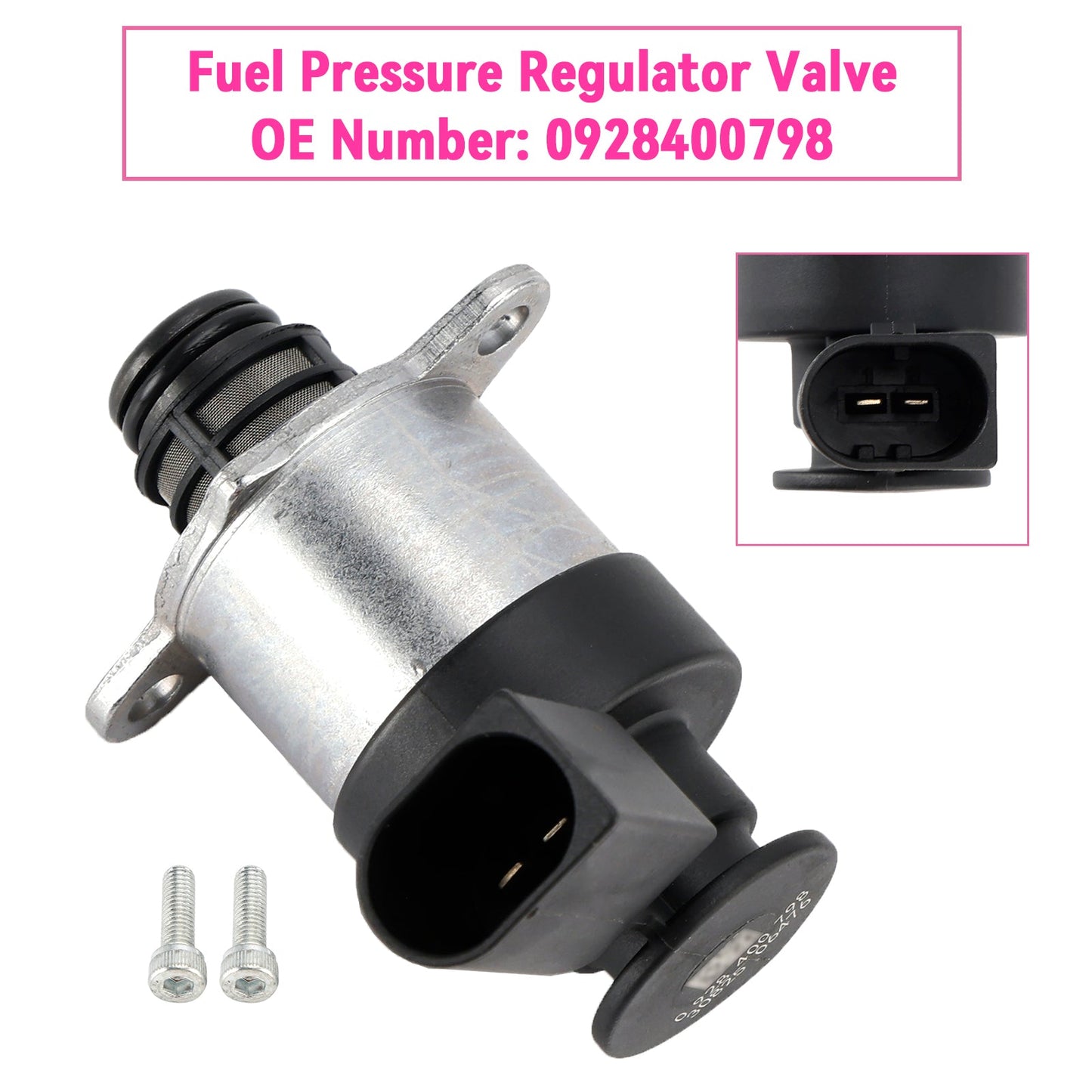 BMW Serie 1 2 3 4 5 X1 X3 F20 E90-E93 F30 F10 F11 E84 N47 Valvola regolatrice della pressione del carburante 0928400798