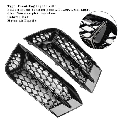 Griglia paraurti anteriore Audi A3 2017-2020 Copertura fendinebbia Telaio lampada Trim Fit