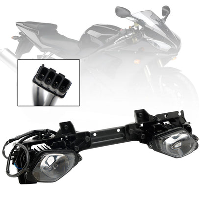 Griglia faro anteriore Yamaha Yzf-R6 2017-2023, protezione faro LED trasparente