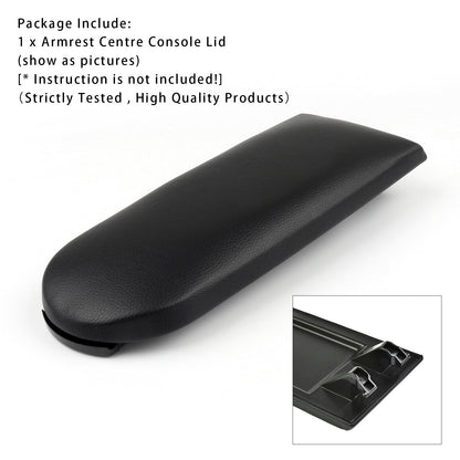 Coperchio della console centrale del bracciolo in pelle nera per VW MK4 Jetta Bora Golf 18D867173