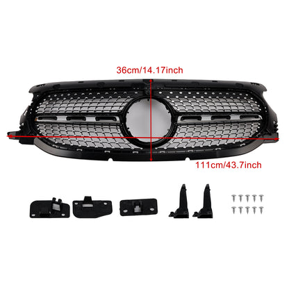 Per Mercedes-Benz H247 GLA250 GLA200 2020-2023 Griglia anteriore diamantata