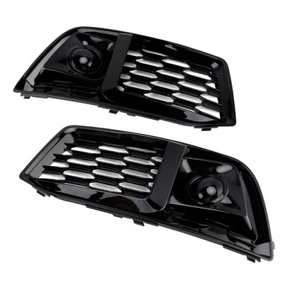 2018-2022 Adatto ad Audi Q5 2PCS Copertura paraurti anteriore Griglia Griglia Inserto cornice con ACC