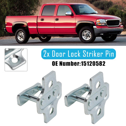 2x Perni di fissaggio serratura porta 15120582 per GM Sierra Silverado 01-2007