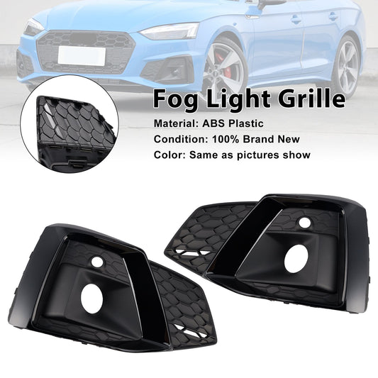 Griglia di copertura fendinebbia paraurti anteriore Audi A5 S-line S5 2020-2023 2 pezzi 8W6807682T3Q7