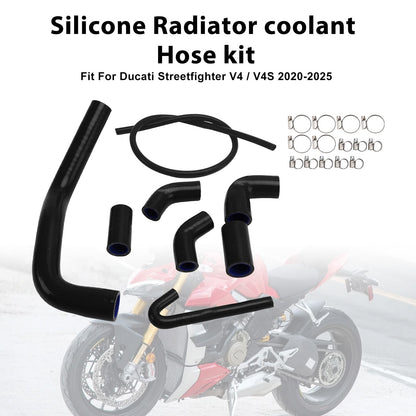 Tubo flessibile del liquido di raffreddamento del radiatore in silicone Ducati Streetfighter V4 V4S 2020-2025