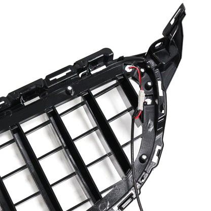 Per Mercedes W205 C250 C300 2015-2021 W/LED Griglia paraurti anteriore cromata