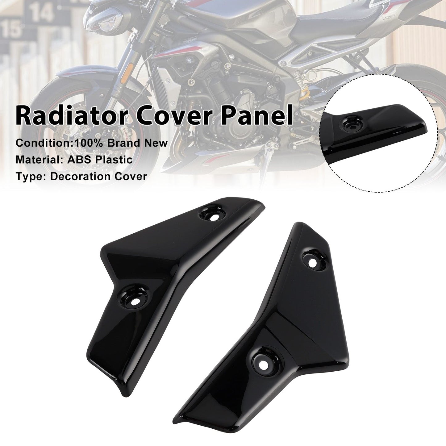 Pannelli carenatura laterali radiatore Street Triple 765 R/RS 2020-2022