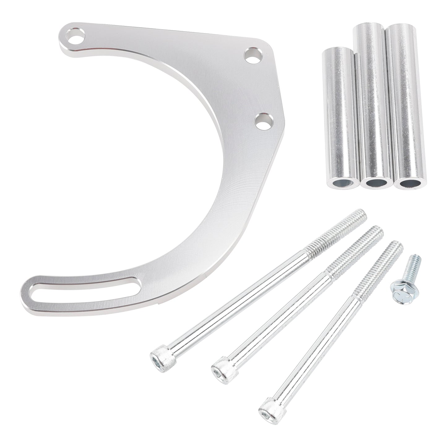 Kit di montaggio per pompa dell'acqua regolabile elettricamente con staffa alternatore 551672E per Chevy