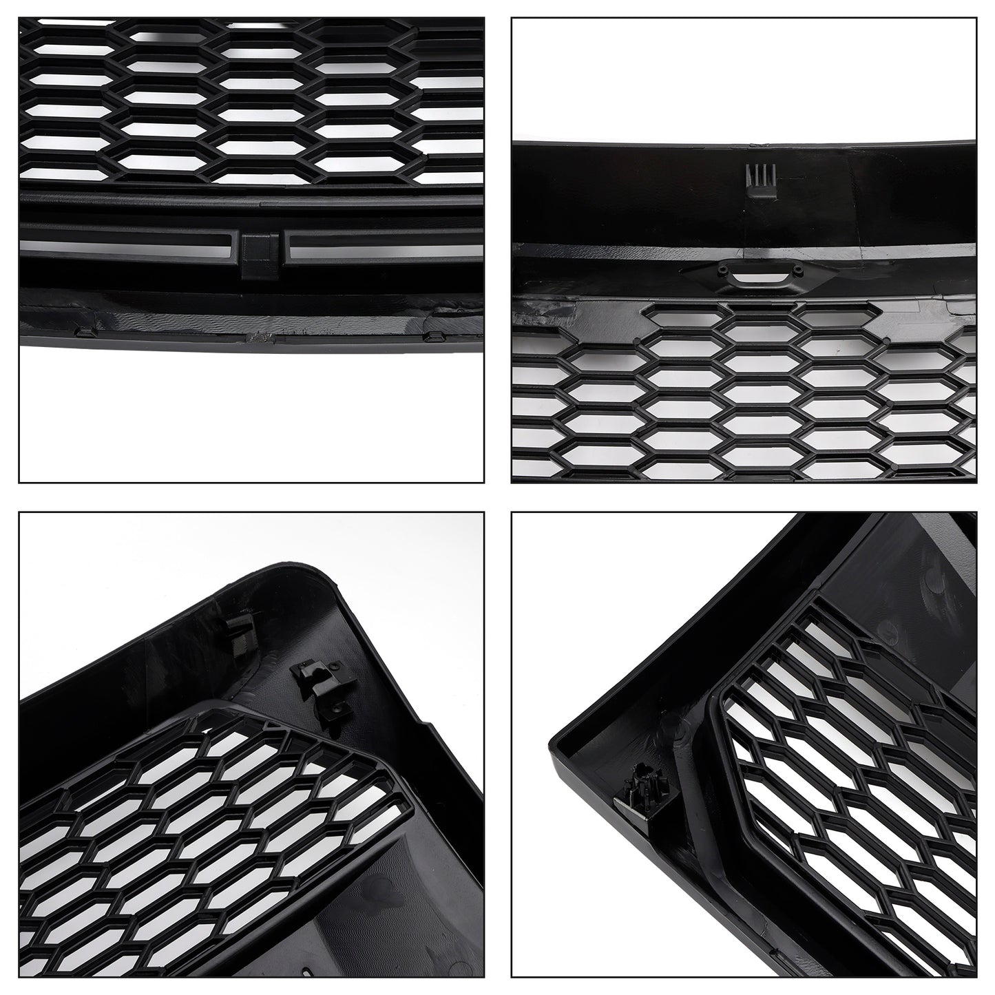 Griglia paraurti anteriore stile Raptor nero lucido adatta per Ford F150 2009-2014