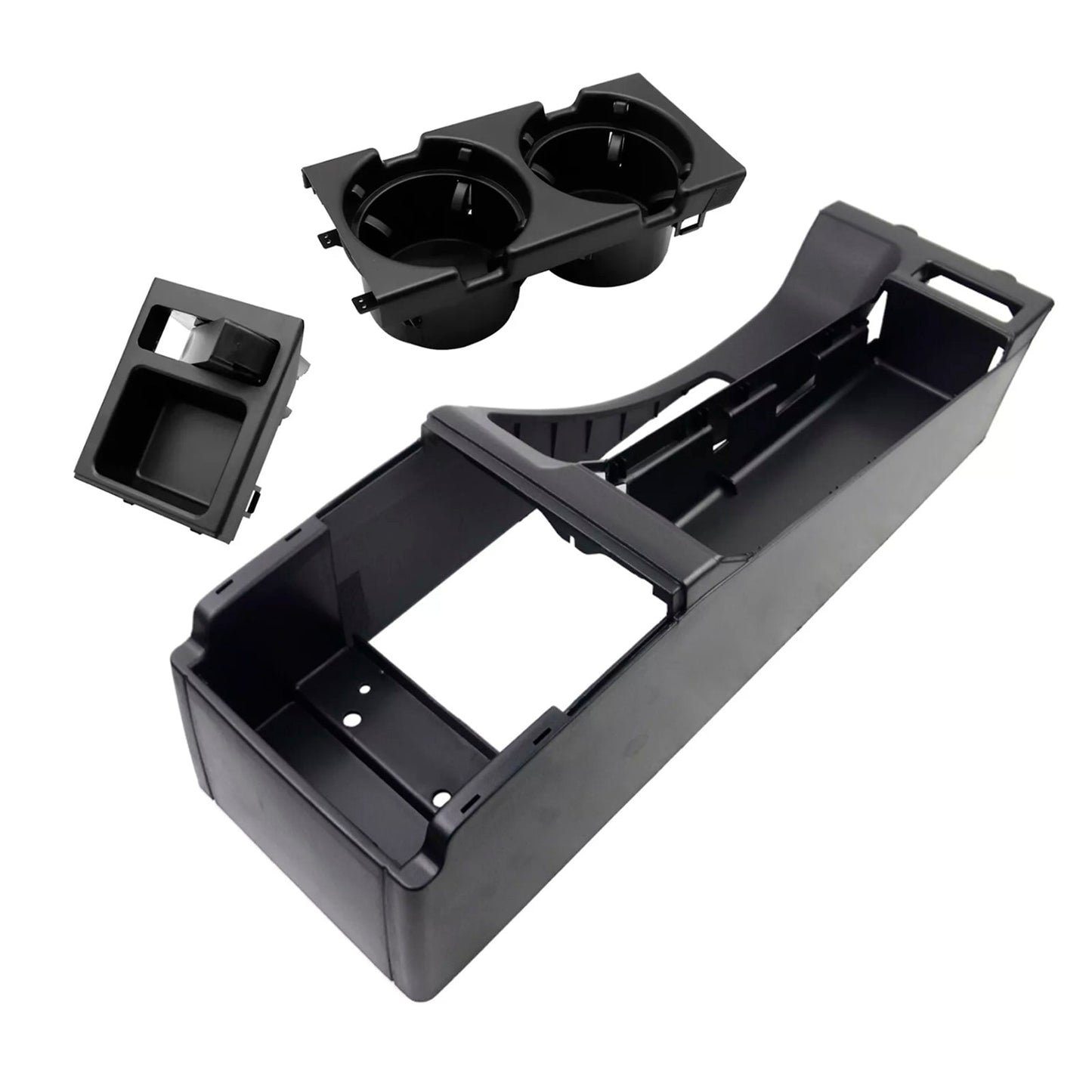 Base portaoggetti per console centrale nera BMW Serie 3 E46 4 porte 1999-2005 51168218305