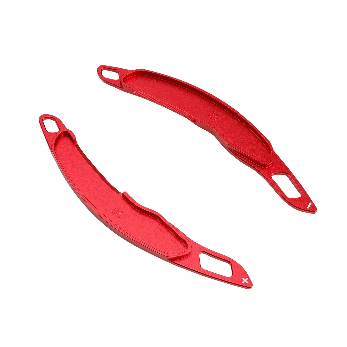 Palette del cambio al volante per Mitsubishi ASX 2013-15 in alluminio rosso
