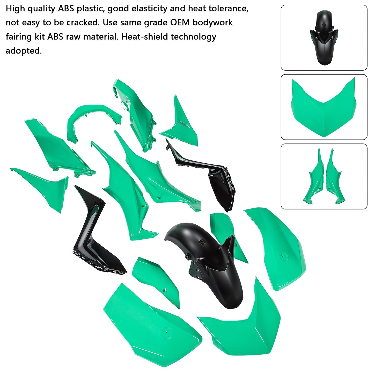Kit carenatura carrozzeria ABS iniezione Yamaha X-MAX 300 XMAX 2023-2024 12#