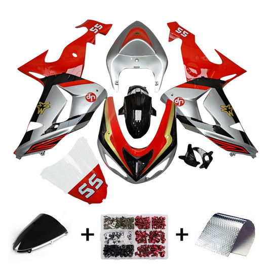 Kit carenatura iniezione in plastica ABS adatto per Kawasaki ZX10R 2006-2007