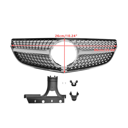 Per Mercedes CLASSE E W207 Coupé 2014-2017 Griglia per paraurti anteriore Diamond
