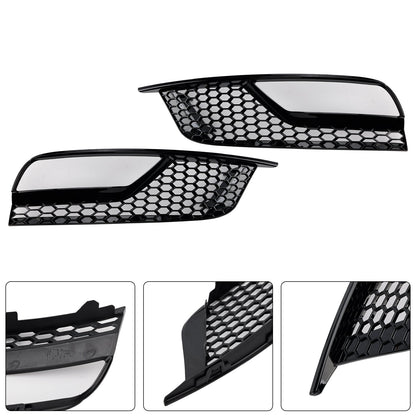 Griglie fendinebbia anteriori nere lucide per Audi A3 8V Berlina 2013-2016