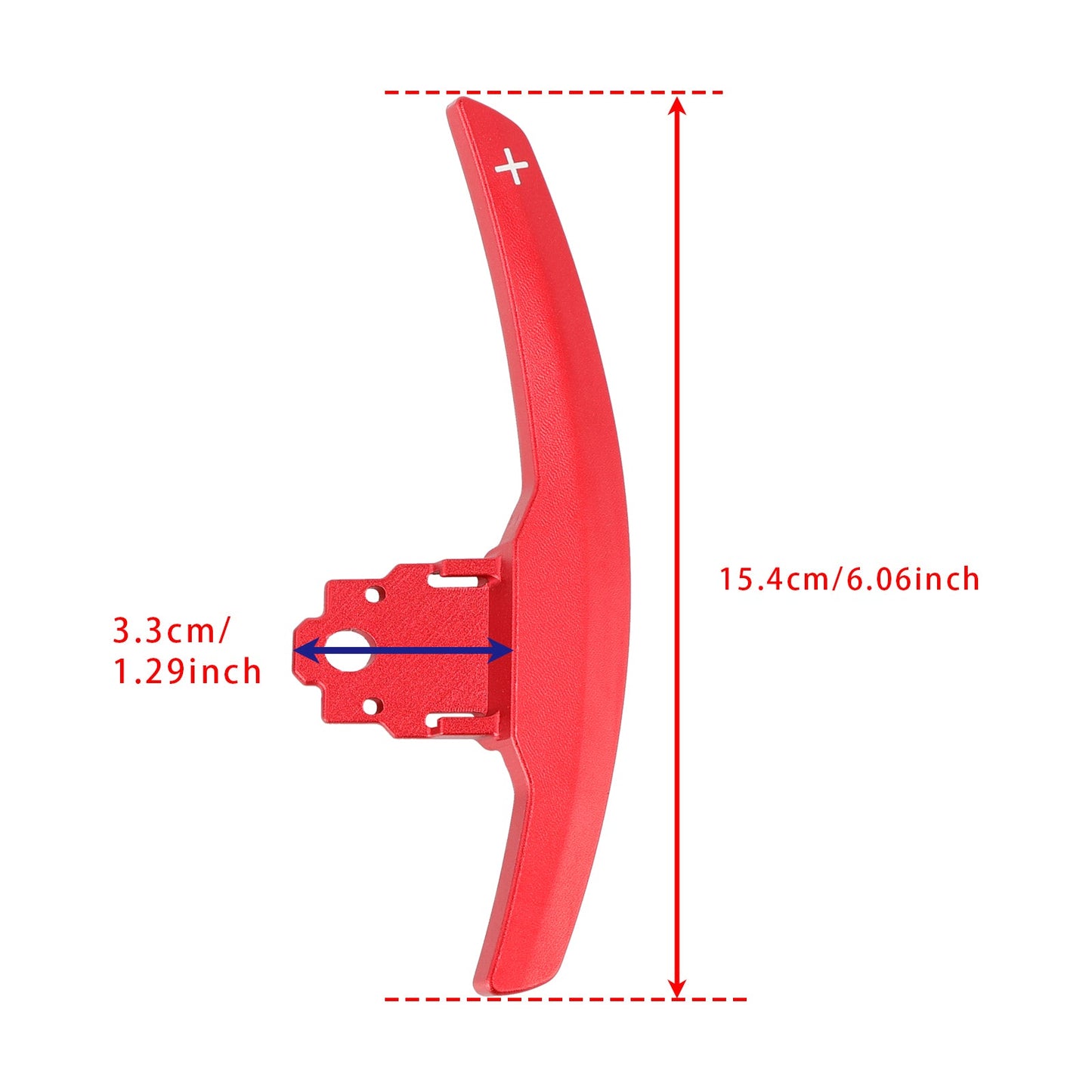 Estensione del cambio al volante per BMW Serie F F30 F31 F32 F10 X3 X5 Alluminio Rosso