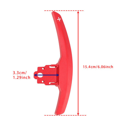 Estensione del cambio al volante per BMW Serie F F30 F31 F32 F10 X3 X5 Alluminio Rosso