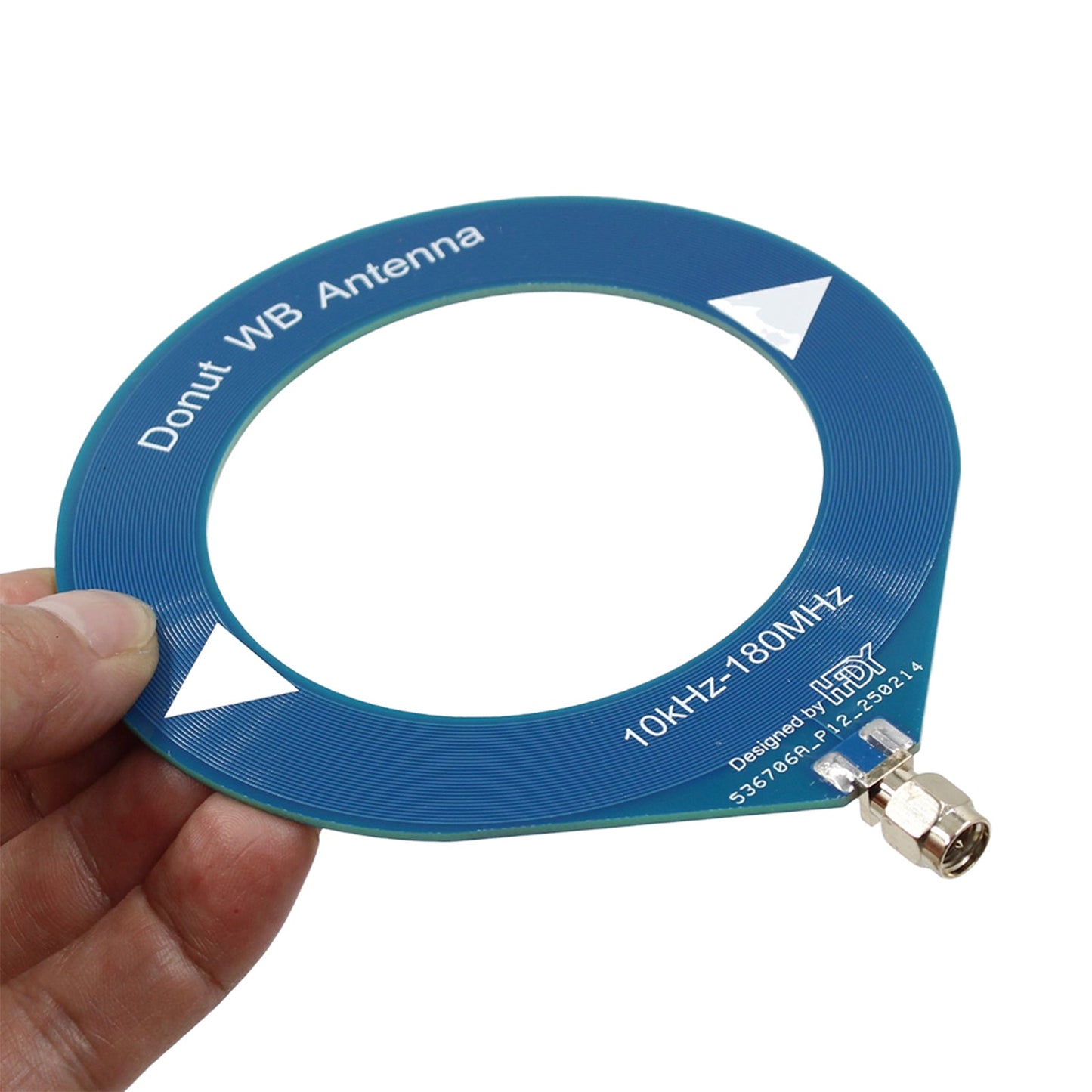 Antenna ad anello a ciambella con copertura a banda completa da 10 kHz a 180 MHz per onde corte/onde medie SDR