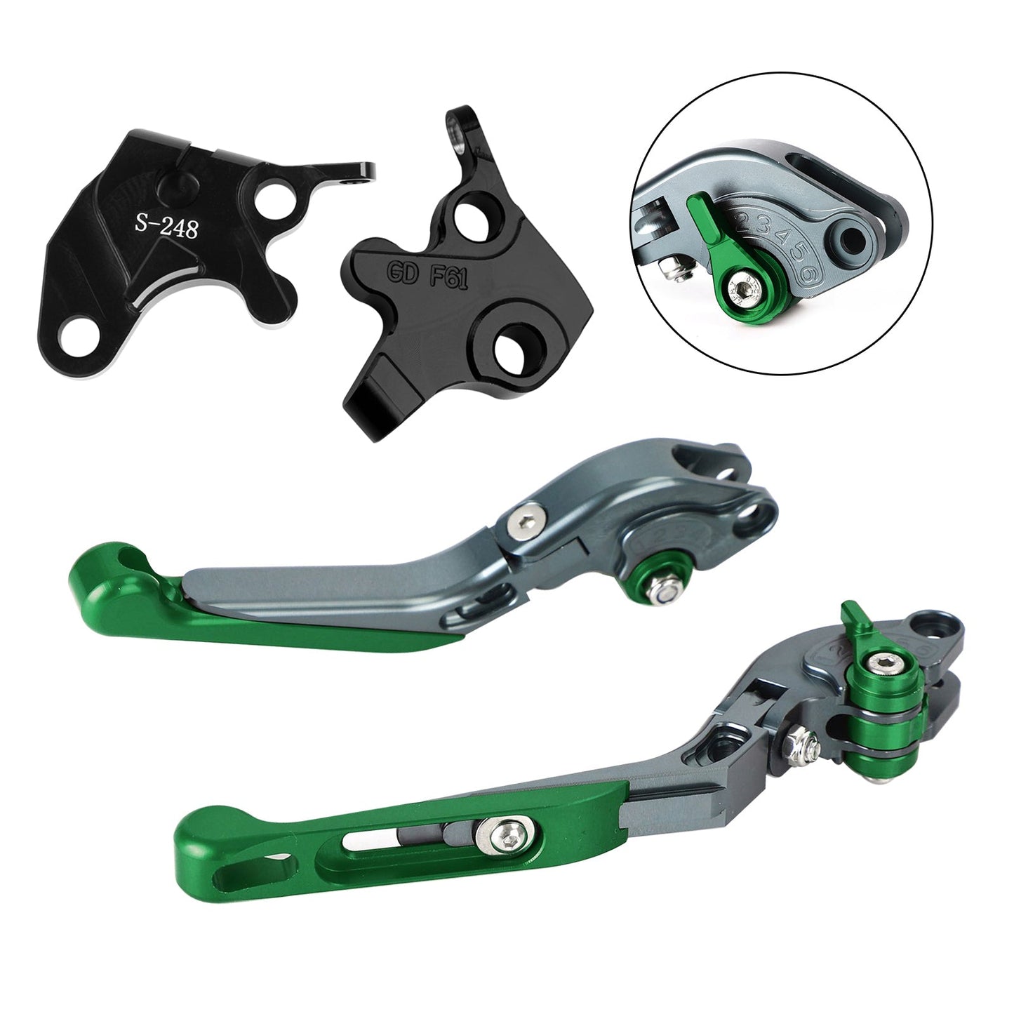 Leva freno frizione regolabile YAMAHA YZF R125 2008-2011