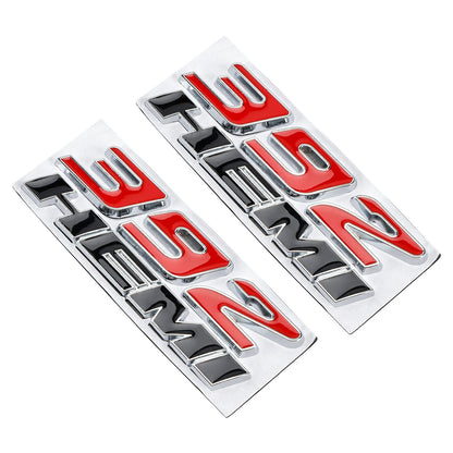 2 emblemi adesivi laterali 3D per parafanghi 392 Hemi per badge Challenger Charger