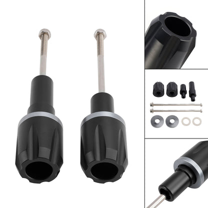 Protezioni telaio antiurto CNC Kawasaki Ninja 650 2017-2023 Oro Nero