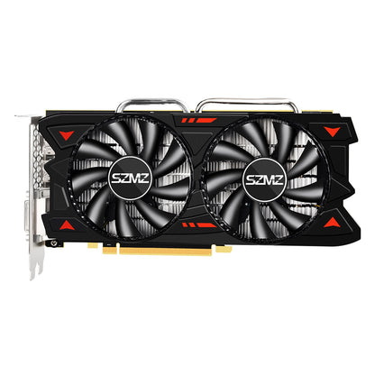 Scheda grafica indipendente RX580 8G con doppia ventola Scheda di illuminazione per computer desktop