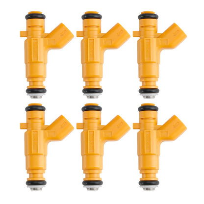 6 pezzi iniettore carburante 0280156129 adatto per Vauxhall Vectra adatto per Saab 9-3 2.8L 12581682