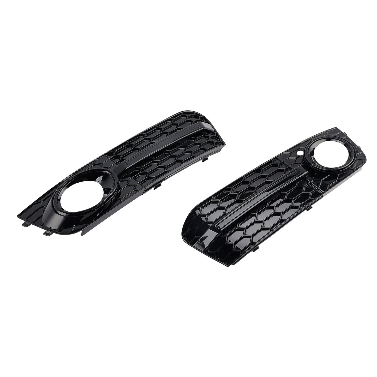 2 pezzi Griglia fendinebbia anteriore a nido d'ape 8KD807681 compatibile con Audi A4 B8 2009-2012