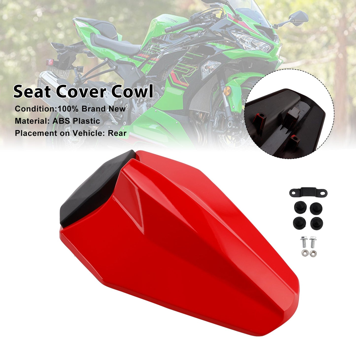 Carenatura posteriore Racing Tail per Kawasaki ZX25R ZX4R ZX4RR 2020-2025