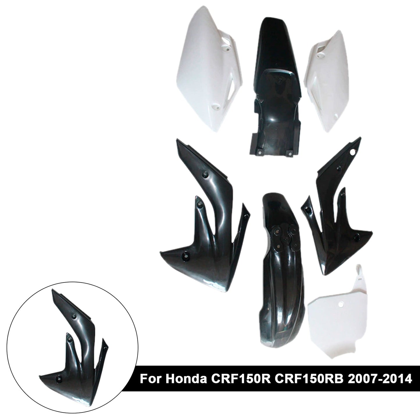 Kit di plastica per carrozzeria Honda CRF150R/RB 2007-2014, carenatura parafango