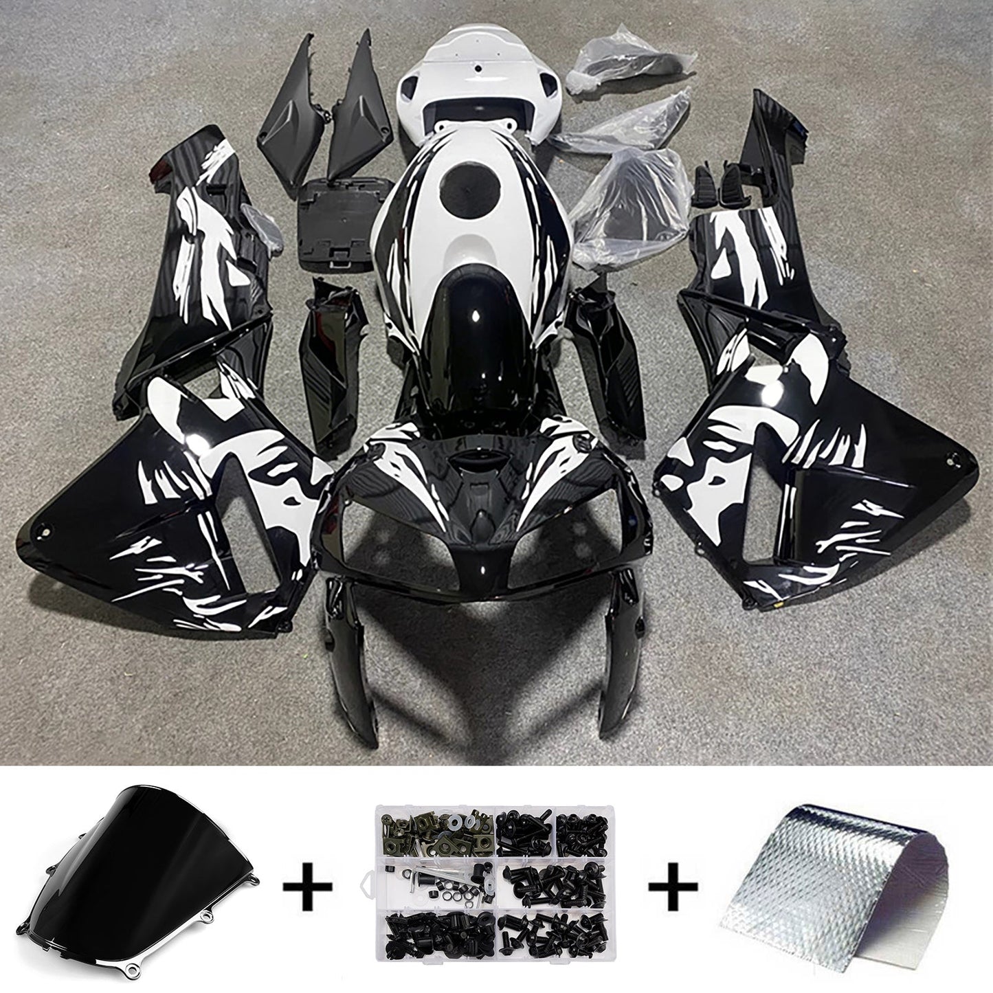 Kit di carene in plastica ABS stampate a iniezione per Honda CBR600RR 2005-2006 F5