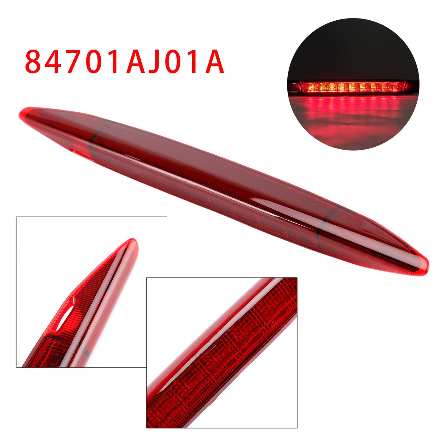 Lampada terza luce freno alta Subaru Outback 2010-2014 84701AJ01A ROSSA