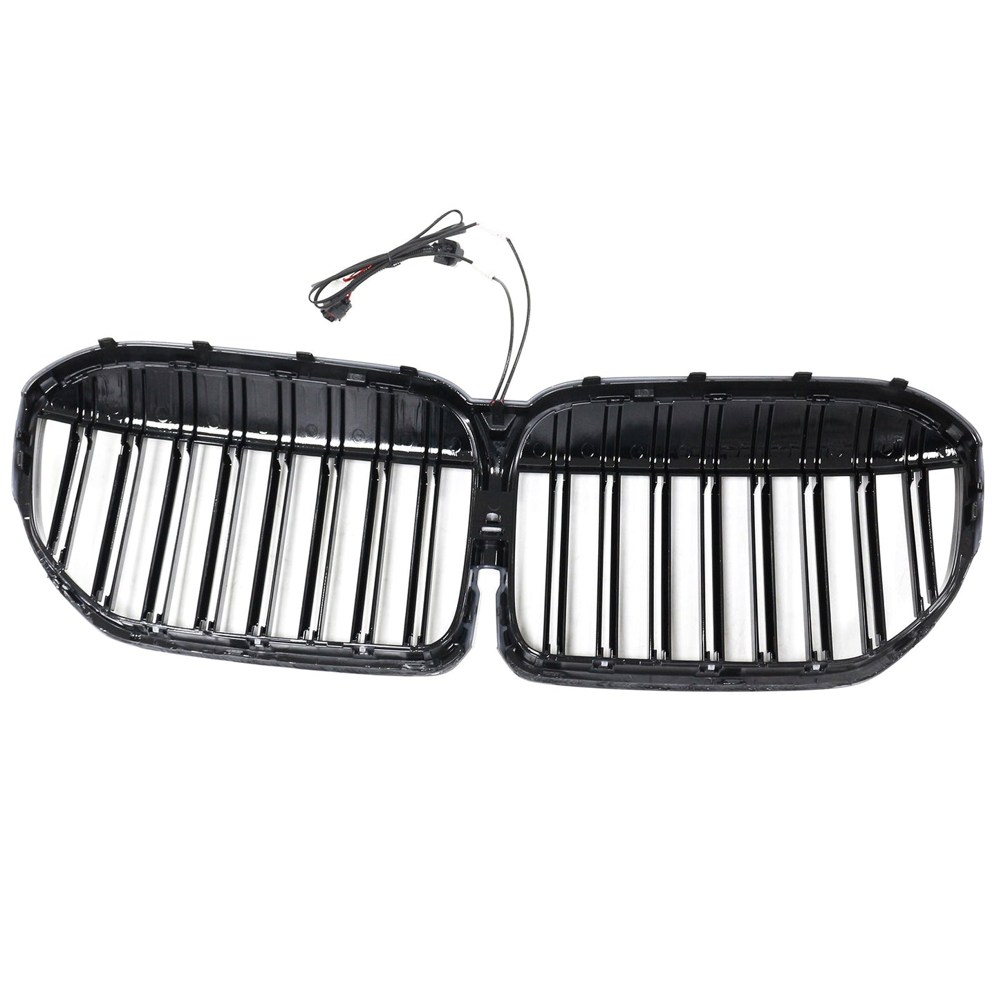Griglia anteriore nera lucida a doppia stecca per BMW Serie 7 G11 G12 2019-2022