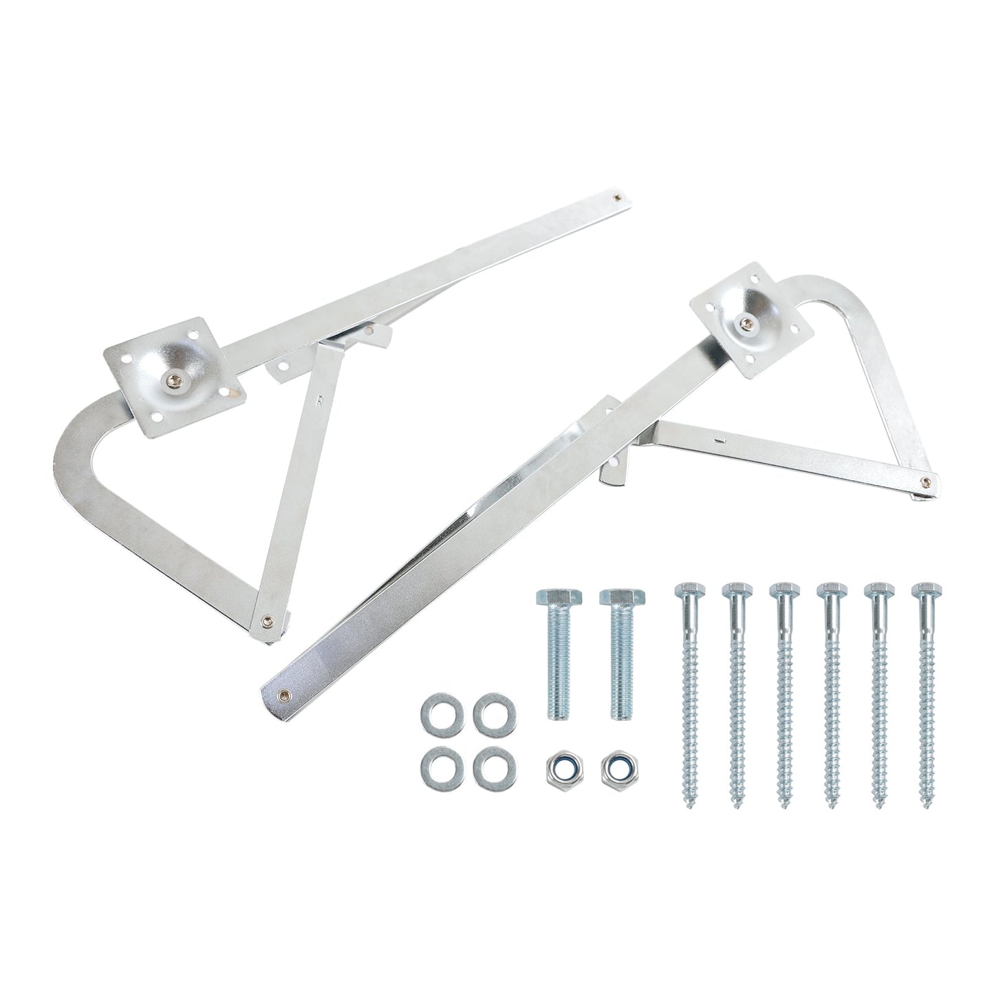 Coppia bracci cerniera per scaletta per soffitta per MFG Werner serie 55-2 dopo il 2010