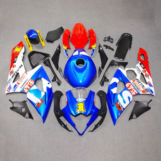 Kit carenatura iniezione plastica ABS per Suzuki GSXR1000 2005-2006 K5