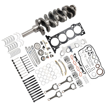 Kit di fasatura della guarnizione del pistone per la ricostruzione del motore 2TRFE 2.7L con bielle dell'albero motore per Toyota