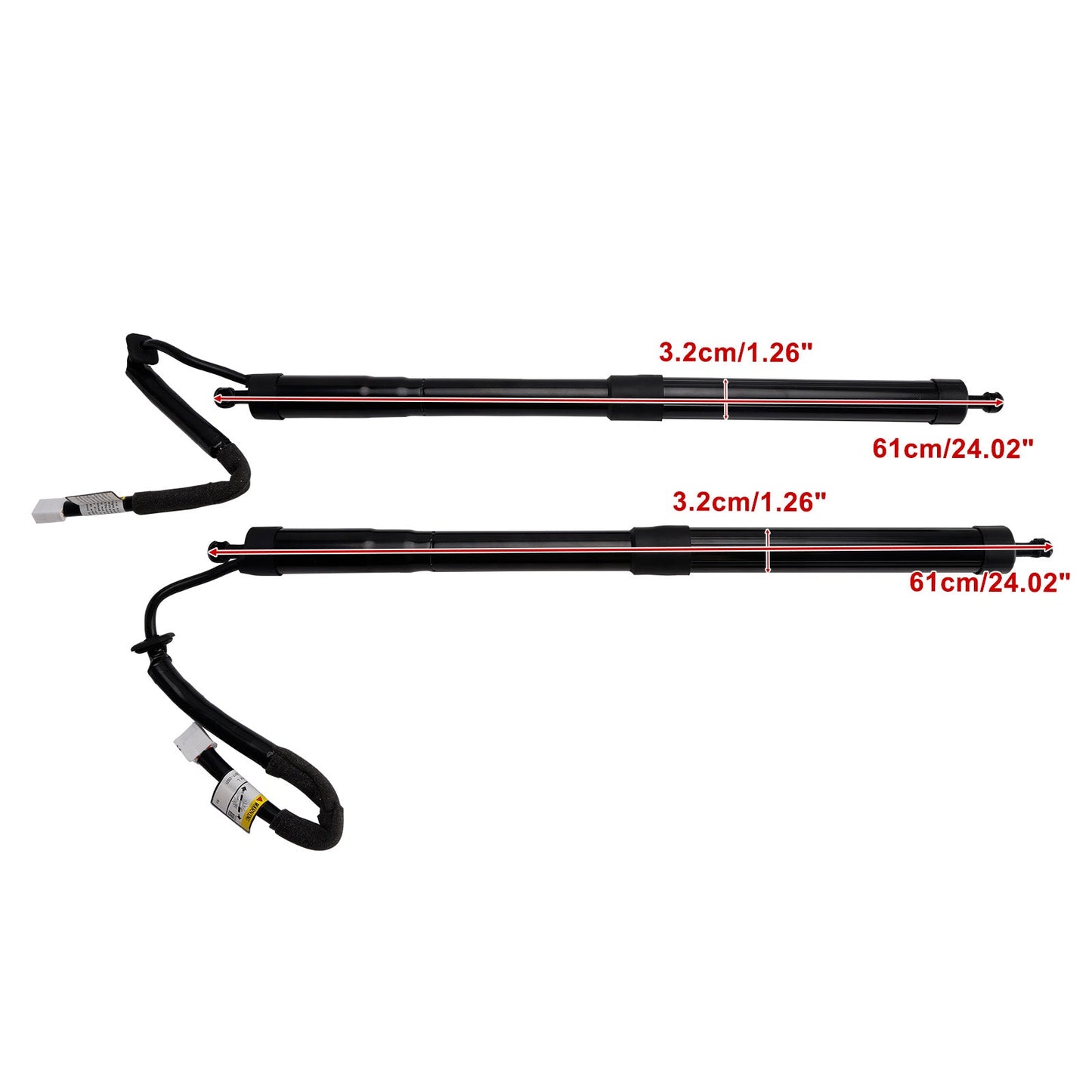 Supporto di sollevamento per portellone elettrico posteriore LEXUS RX RX350L RX450HL 2 pezzi 2018-2022 6892048061 6892048060