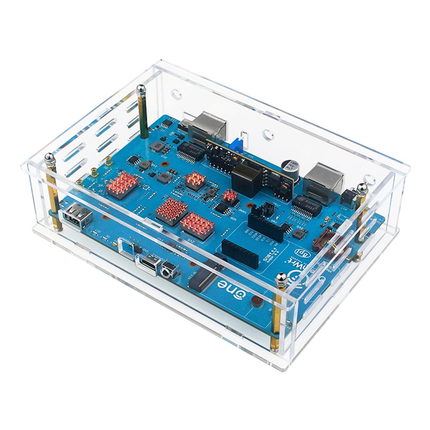 Radiatore Banana Pi OpenWrtOne Dissipatore di calore in rame puro con dissipatore di calore adesivo per CPU