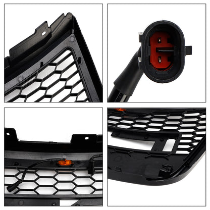 Griglia paraurti anteriore superiore grigia Ford Explorer 2012-2015 con luci
