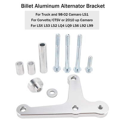 Staffa alternatore in alluminio billet per Camaro LS1 LSX LS3 1998-2002