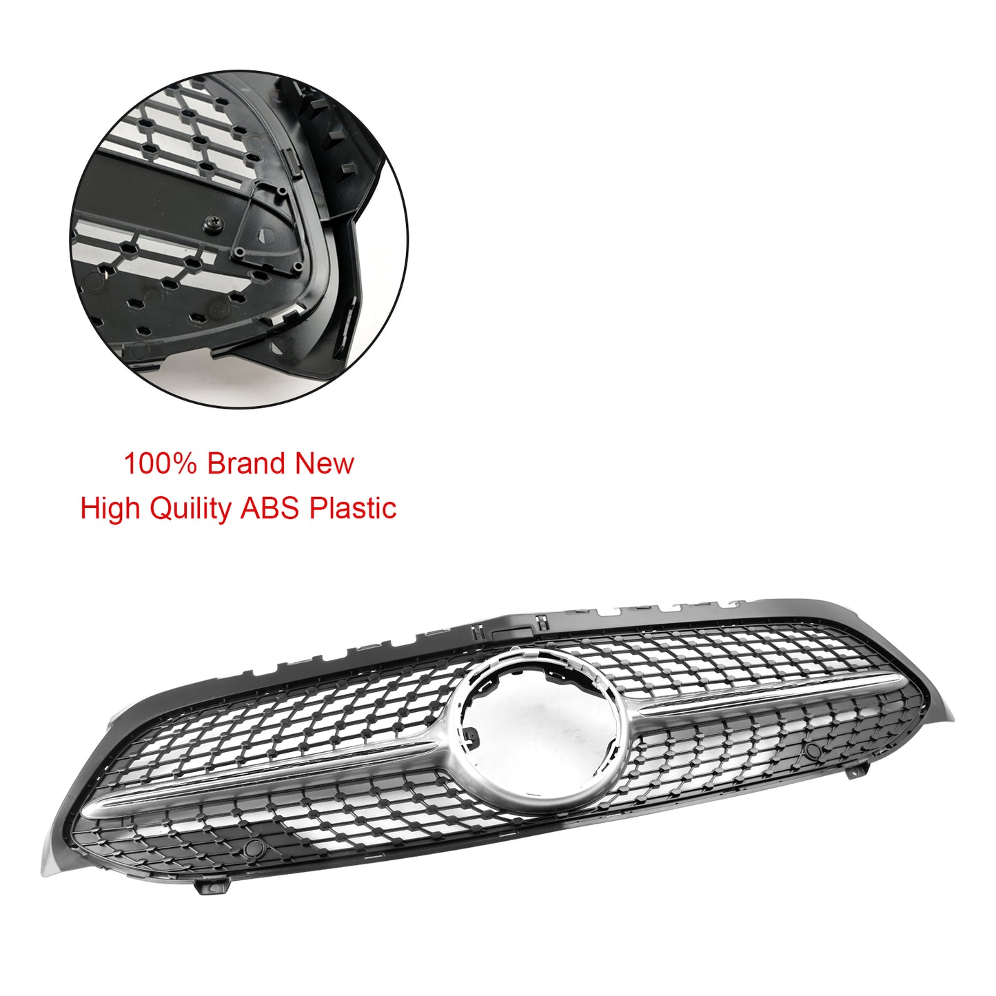 Per Mercedes Benz Classe A W177 2019-2023 Griglia per paraurti anteriore Diamond