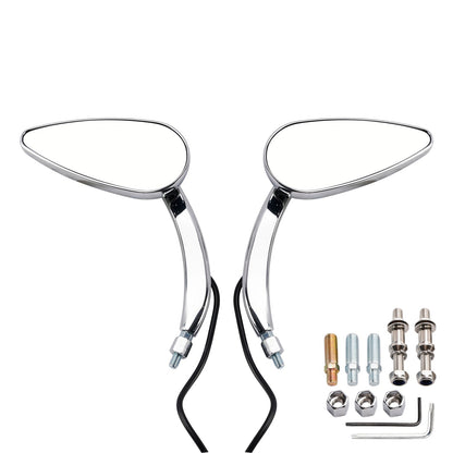 Specchietti retrovisori a LED personalizzati cromati per Electra Street Road Glide 1990-2021